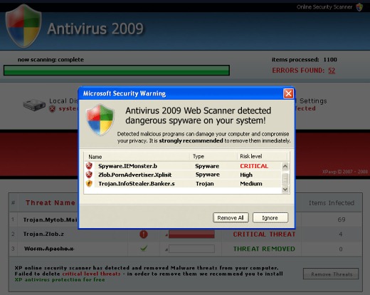 system security virus